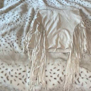 Fringe western skirt